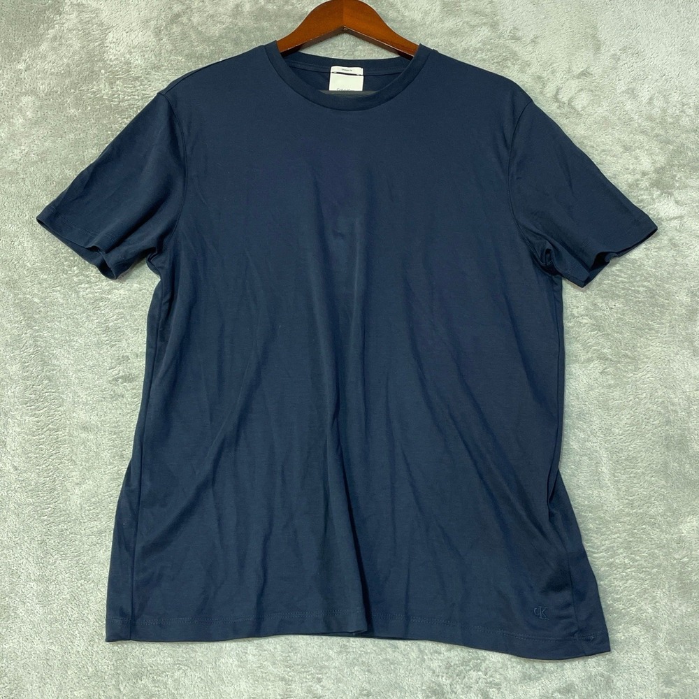 NWT Calvin Klein Classic Fit T-Shirt Men's M Blue Supima Cotton Short sleeve